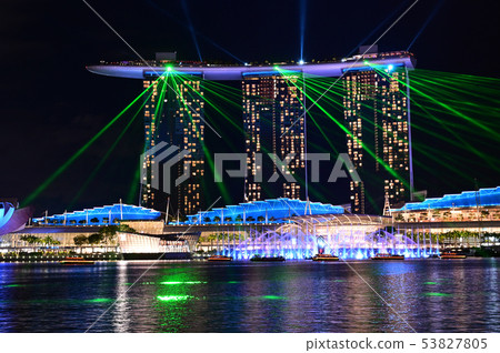 Marina Bay Sands Laser Show 53827805