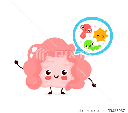 Microscopic good bacterias,microflora in intestine Microscopic good bacterias,microflora in intestine 53827987