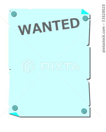 poster, WANTED, illustration 53828028