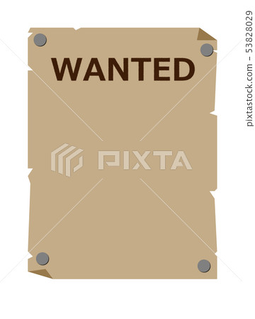 poster, WANTED, illustration 53828029