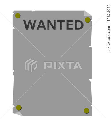 poster, WANTED, illustration 53828031