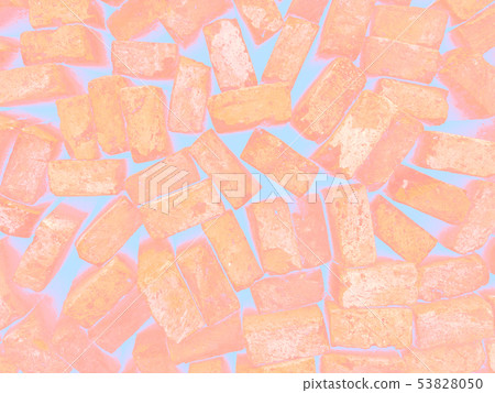 Pile of construction bricks Pile of construction bricks 53828050