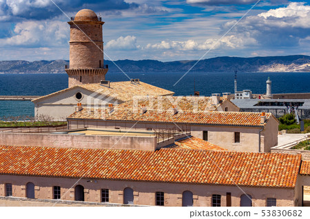 Marseilles. View of the fort of St. John and the harbor. Marseilles. View of the fort of St. John and the harbor. 53830682
