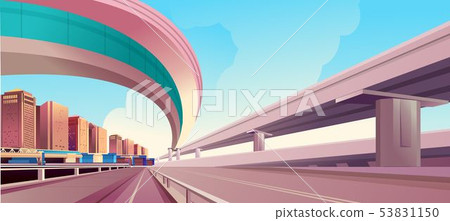 cityscape road bridges cityscape road bridges 53831150