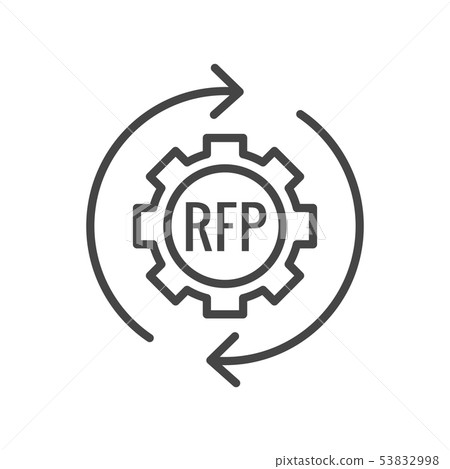 RFP Icon - request for proposal concept or idea 53832998