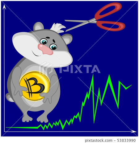 Illustration on the topic of cryptocurrency, games on the stock exchange, the fall and growth of Illustration on the topic of cryptocurrency, games on the stock exchange, the fall and growth of 53833990