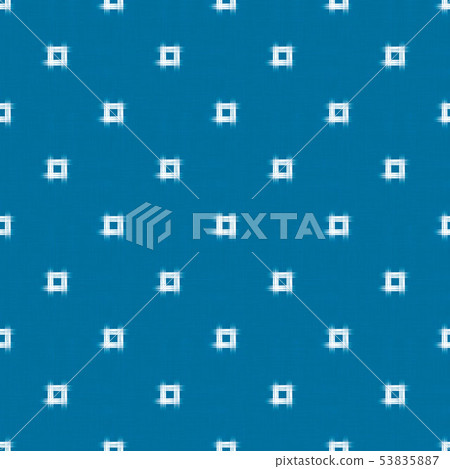 Well Pattern Pattern Material-Blue - Stock Illustration [53835887] - PIXTA