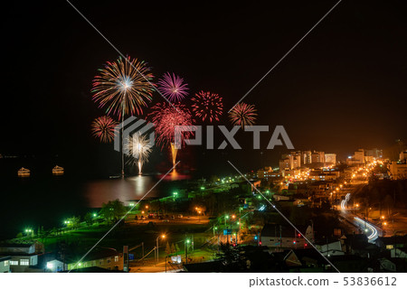 北海道洞爺湖長潤煙花節與城市景觀 北海道洞爺湖長潤煙花節與城市景觀 53836612