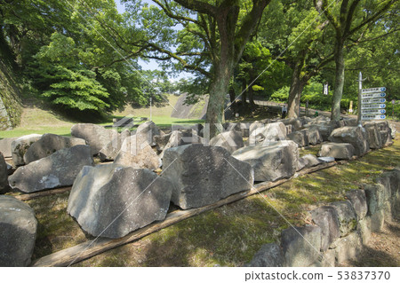 熊本城坍塌石垣 53837370
