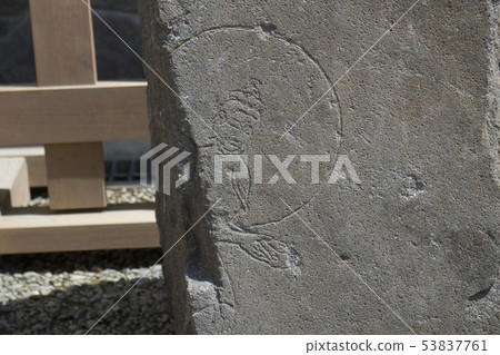 From Kumamoto Castle Kato Shrine Collapse Ishigaki, Kannon From Kumamoto Castle Kato Shrine Collapse Ishigaki, Kannon 53837761