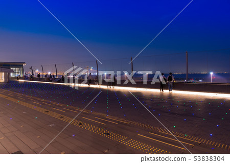 Haneda Airport Terminal 2 Observation Deck Night View 53838304