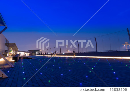 Haneda Airport Terminal 2 Observation Deck Night View 53838306