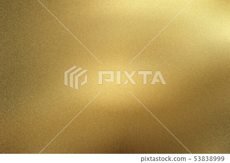 Rough gold metal floor, abstract texture 53838999