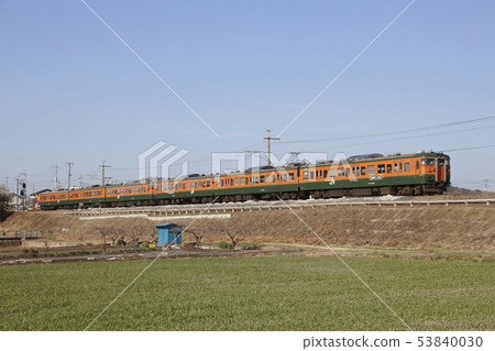 高崎地區115系列列車(帶退休裝修的年末) 高崎地區115系列列車(帶退休裝修的年末) 53840030