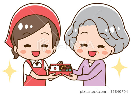 婦女使用送貨上門午餐服務 53840794