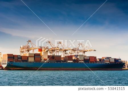 Transportation and Shipping Logistics Loading Dock Transportation and Shipping Logistics Loading Dock 53841515