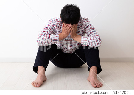 A worried man A worried man 53842003