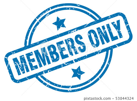 members only grunge stamp 53844324