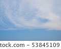 blue cloud sky nature for summer background 53845109