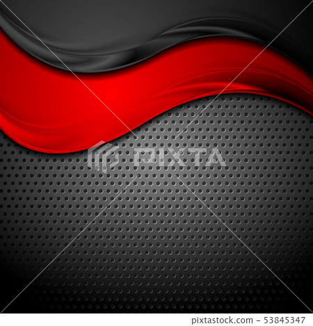 Abstract waves on dark perforated metallic Abstract waves on dark perforated metallic 53845347
