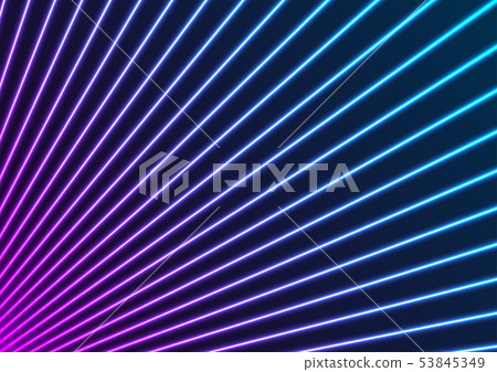 Blue purple neon laser rays abstract background Blue purple neon laser rays abstract background 53845349