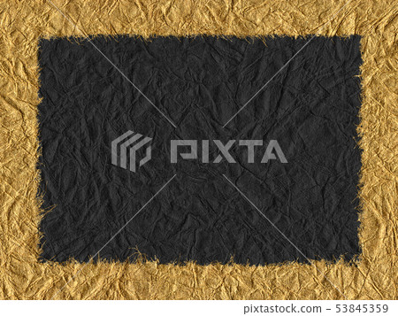 Washi Paper-Frame-Black,Gold Washi Paper-Frame-Black,Gold 53845359