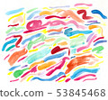 Handmade colorful watercolor background 53845468