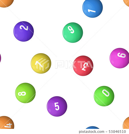 Balls for lottery. 53846510