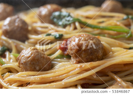 Meatball tomato spaghetti Meatball tomato spaghetti 53846867