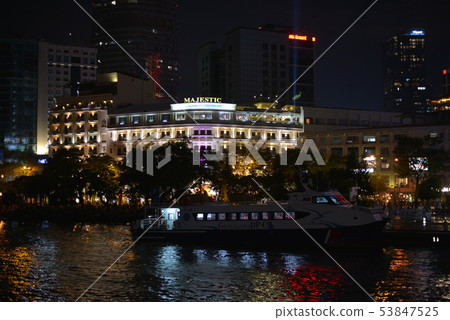 Night view of the hotel from the Vetna Saigon River 53847525