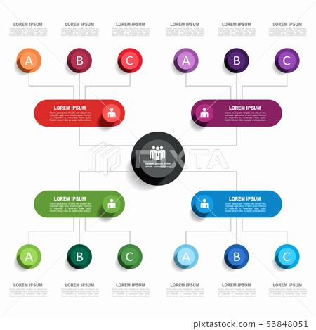 Infographic design template with place for your data. Vector illustration. 53848051