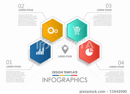 Infographic design template with place for your data. Vector illustration. Infographic design template with place for your data. Vector illustration. 53848990