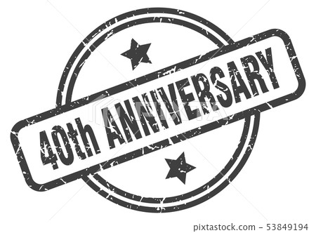 40th anniversary stamp 40th anniversary stamp 53849194