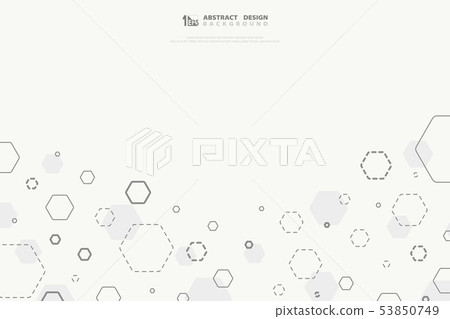 Abstract hexagonal technology design cover - Stock Illustration ...