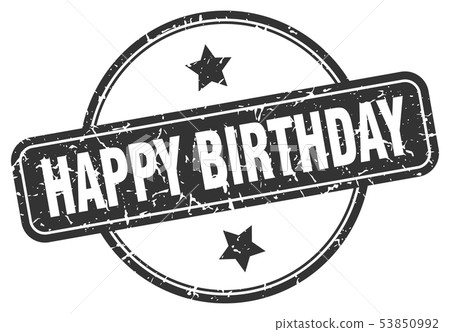 happy birthday grunge stamp happy birthday grunge stamp 53850992