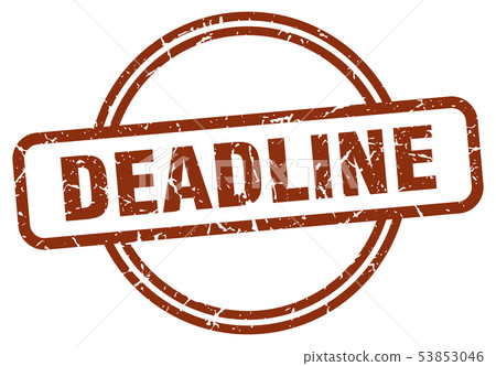 deadline stamp deadline stamp 53853046