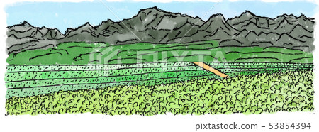 Hidaka Mountains 2 (Color Sky) Hidaka Mountains 2 (Color Sky) 53854394