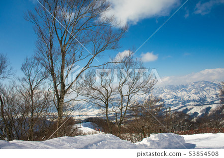 Landscape and Mountain view of Nozawa Onsen in Landscape and Mountain view of Nozawa Onsen in 53854508
