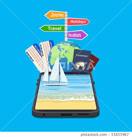 Online Holiday Travel Mobile App Online Holiday Travel Mobile App 53855967