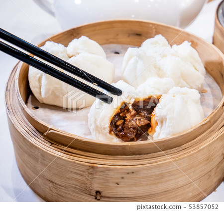 港式點心點心燒包港式點心叉燒包港式叉燒包 53857052