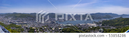 Nagasaki city area panorama from Mt. Inasa 53858286