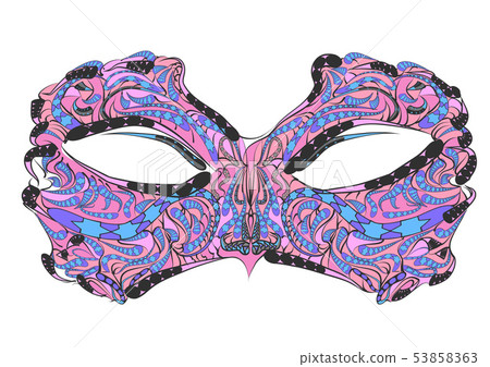 mask with ethnic pattern mask with ethnic pattern 53858363