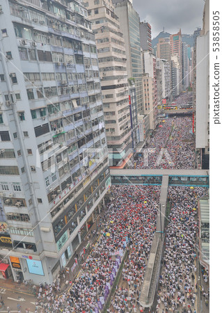 9 June 2019 March against HK Extradition Bill 53858505