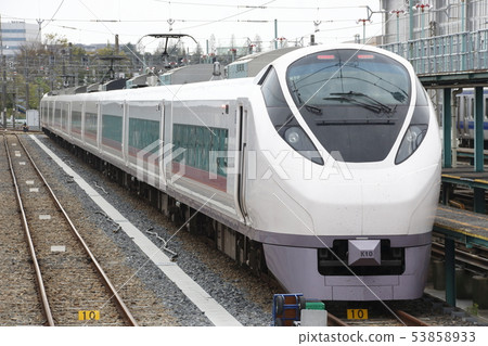 Series E657 trains detained at Katsuda Vehicle Center 53858933