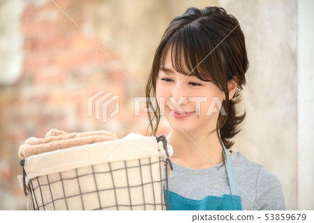 家庭主婦家務洗滌 53859679