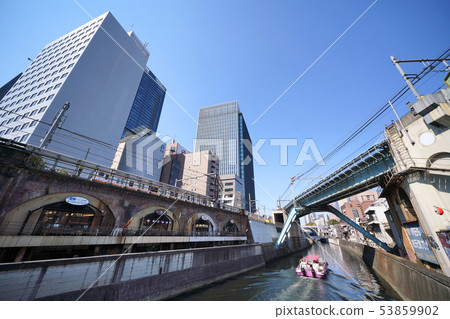 Tokyo cityscape in Japan View from Oshonomizu Station direction / holy bridge from Shohei Bridge 53859902