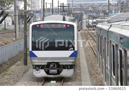 系列E531列車被關押在勝田車輛中心 系列E531列車被關押在勝田車輛中心 53860015