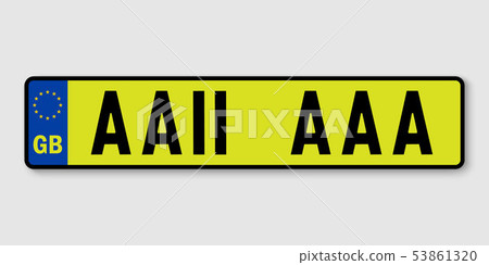 Vehicle registration plates Vehicle registration plates 53861320