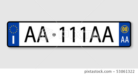Vehicle registration plates Vehicle registration plates 53861322