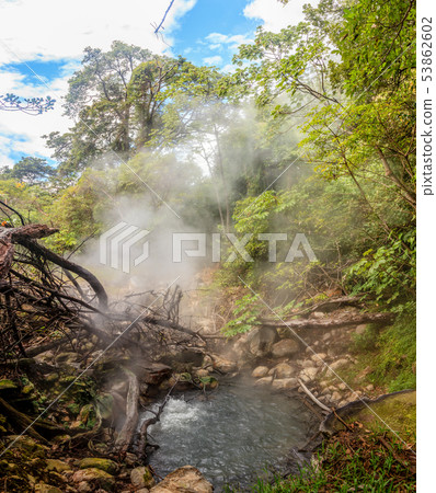 Boiling pool in Rincon de la Vieja National Park 53862602